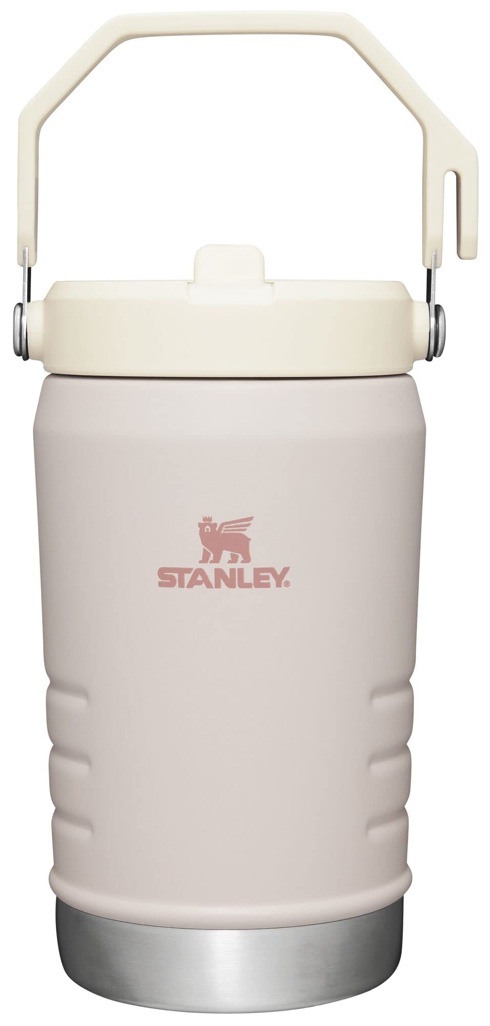 Stanley IceFlow 2.0 Flip Straw Jug with Handle 64 oz | Twist On Lid and Flip Up Straw | Leakproof for Travel and Sports | Insulated Stainless Steel | BPA-Free | Frost