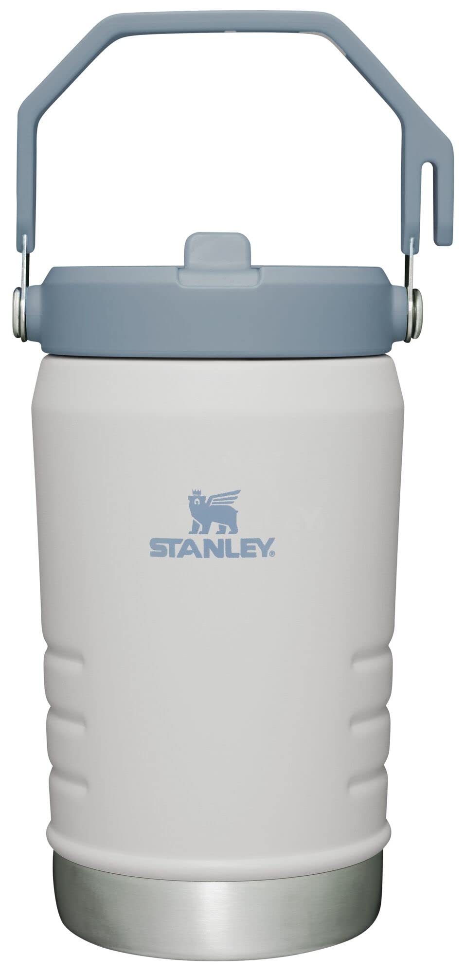 Stanley IceFlow 2.0 Flip Straw Jug with Handle 64 oz | Twist On Lid and Flip Up Straw | Leakproof for Travel and Sports | Insulated Stainless Steel | BPA-Free | Frost