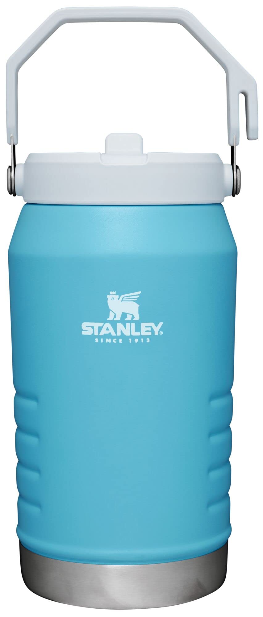 Stanley IceFlow 2.0 Flip Straw Jug with Handle 64 oz | Twist On Lid and Flip Up Straw | Leakproof for Travel and Sports | Insulated Stainless Steel | BPA-Free | Frost