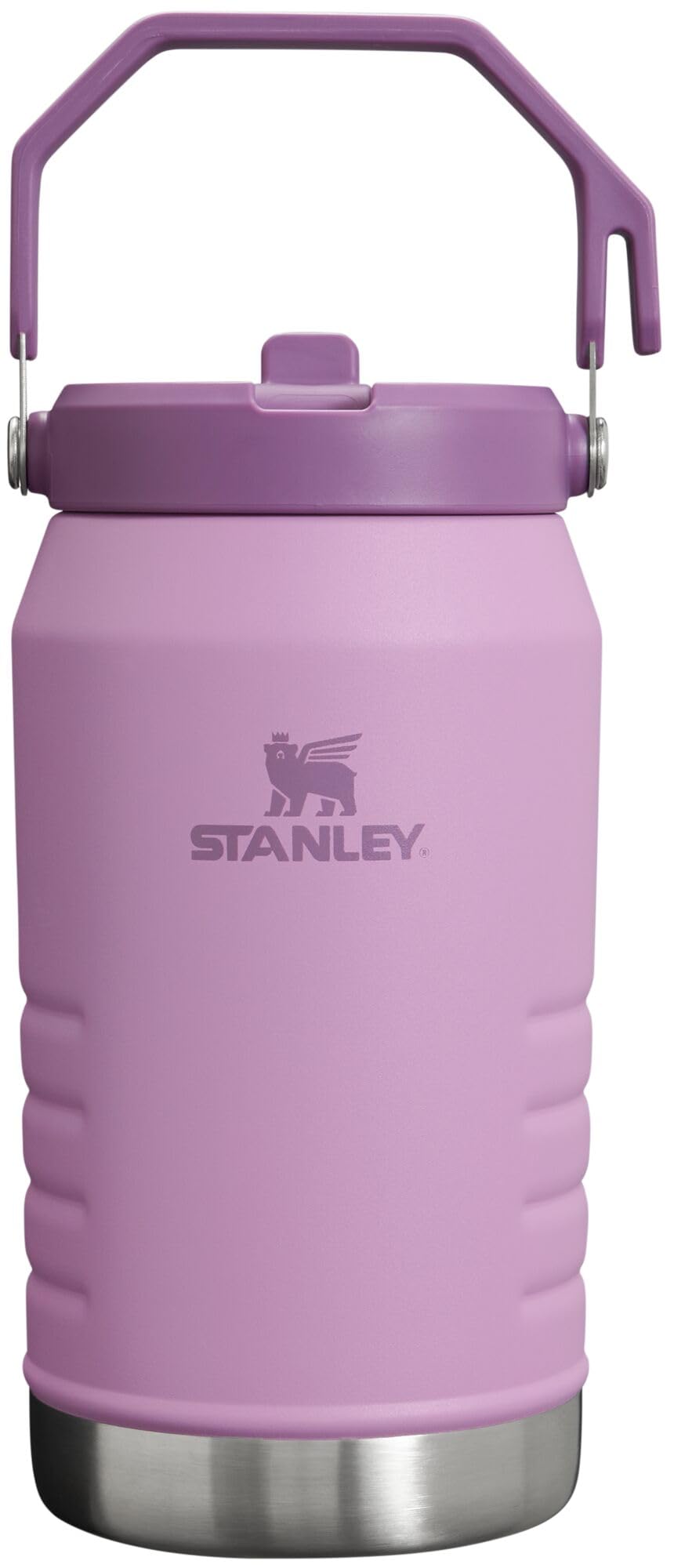 Stanley IceFlow 2.0 Flip Straw Jug with Handle 64 oz | Twist On Lid and Flip Up Straw | Leakproof for Travel and Sports | Insulated Stainless Steel | BPA-Free | Frost