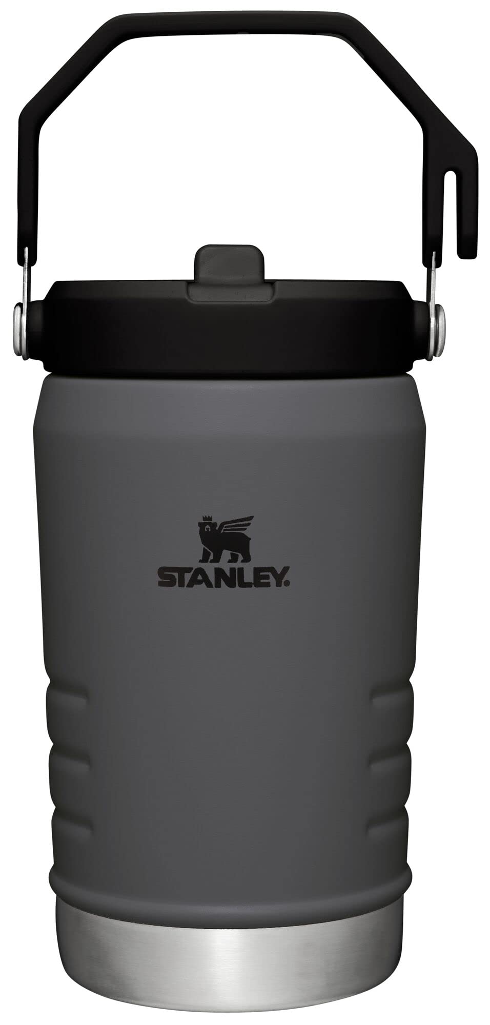 Stanley IceFlow 2.0 Flip Straw Jug with Handle 64 oz | Twist On Lid and Flip Up Straw | Leakproof for Travel and Sports | Insulated Stainless Steel | BPA-Free | Frost