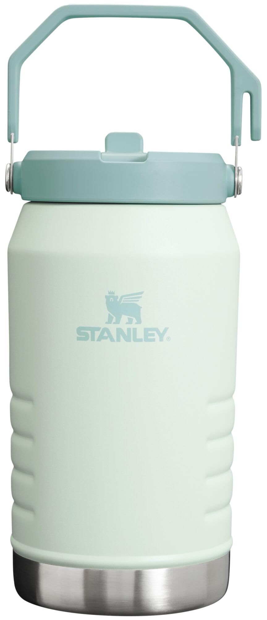 Stanley IceFlow 2.0 Flip Straw Jug with Handle 64 oz | Twist On Lid and Flip Up Straw | Leakproof for Travel and Sports | Insulated Stainless Steel | BPA-Free | Frost