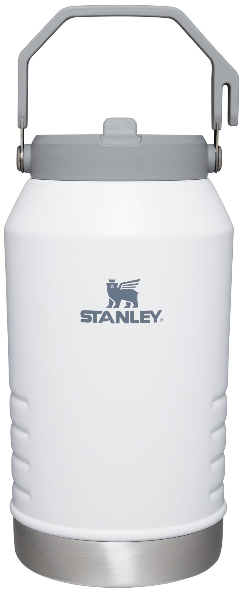 Stanley IceFlow 2.0 Flip Straw Jug with Handle 64 oz | Twist On Lid and Flip Up Straw | Leakproof for Travel and Sports | Insulated Stainless Steel | BPA-Free | Frost