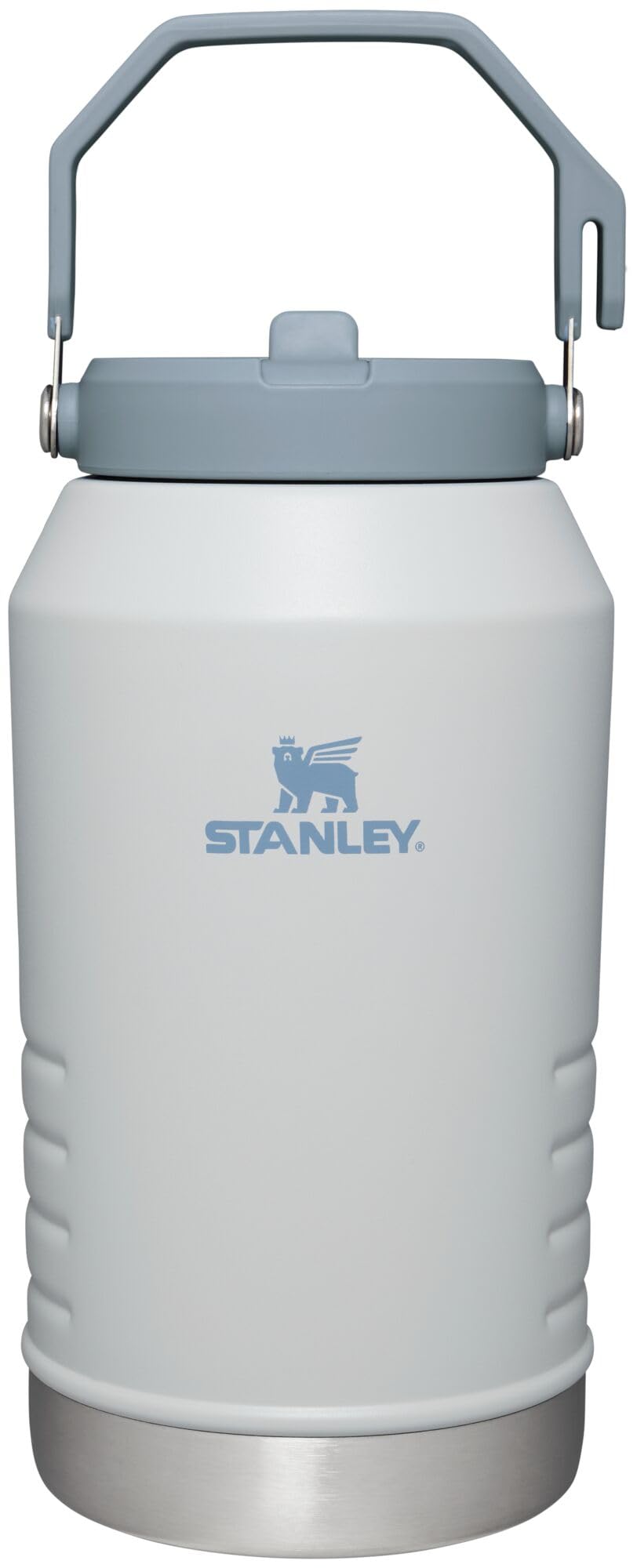 Stanley IceFlow 2.0 Flip Straw Jug with Handle 64 oz | Twist On Lid and Flip Up Straw | Leakproof for Travel and Sports | Insulated Stainless Steel | BPA-Free | Frost