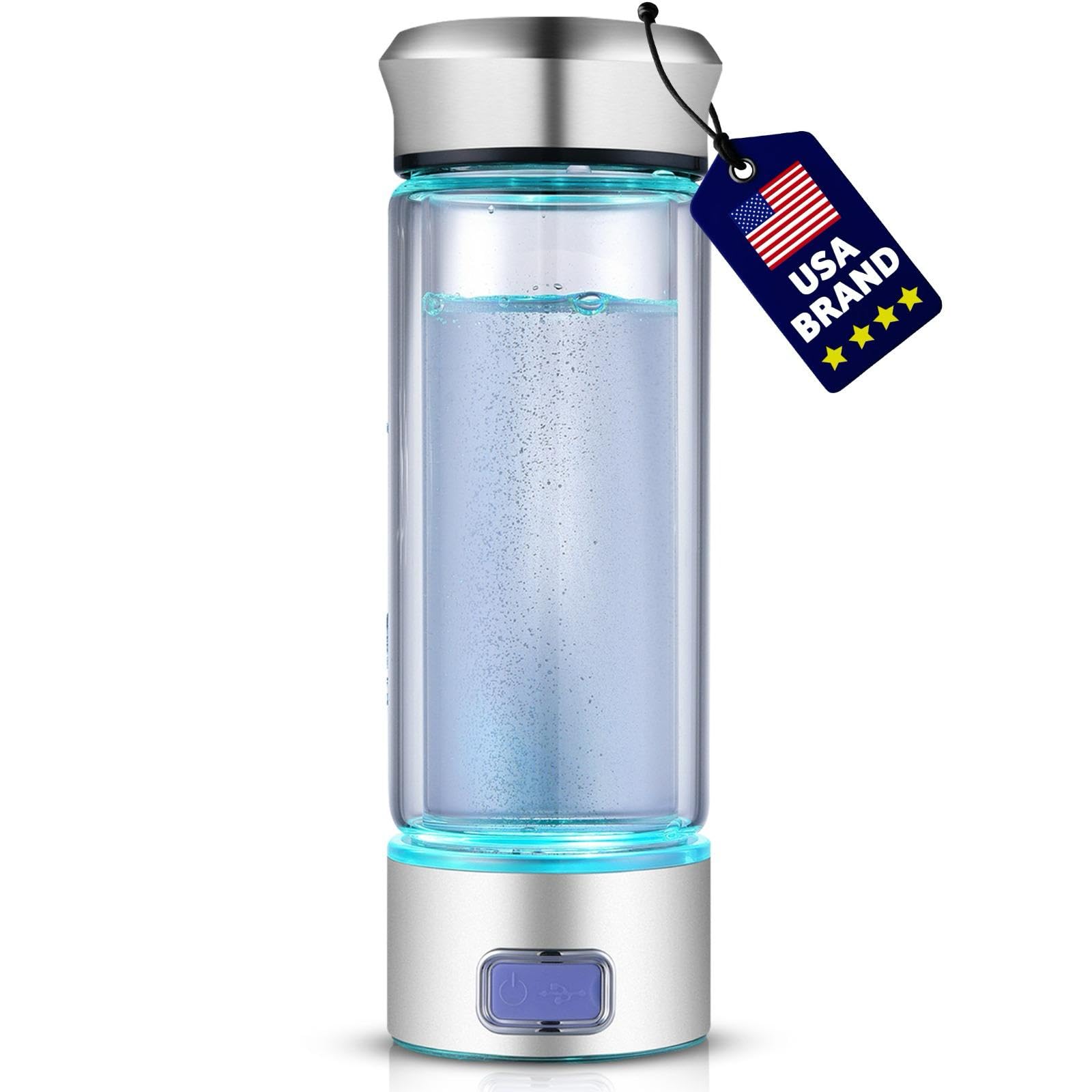 2026 New Hydrogen Water Bottle Jug – Portable Hydrogen Water Generator with Digital Display – Up to 4000PPB - 51oz Capacity – Premium Hydration Solution for Home, Office & Gym